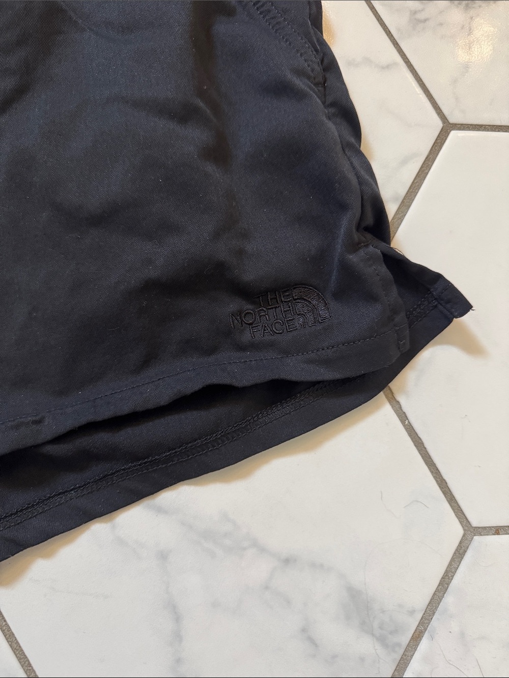 The North Face Women's Black Athletic Drawcord Shorts - Picture 2 of 4